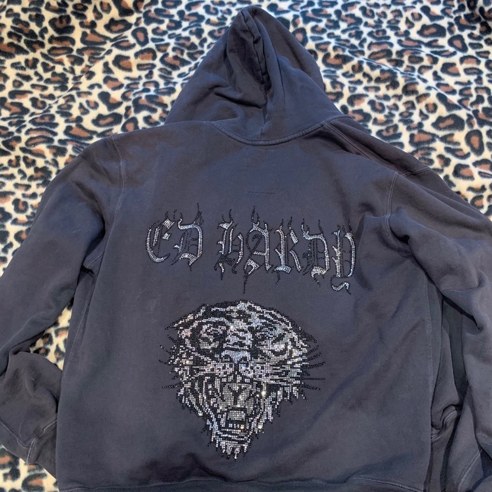 bedazzled rare ED HARDY Jacket